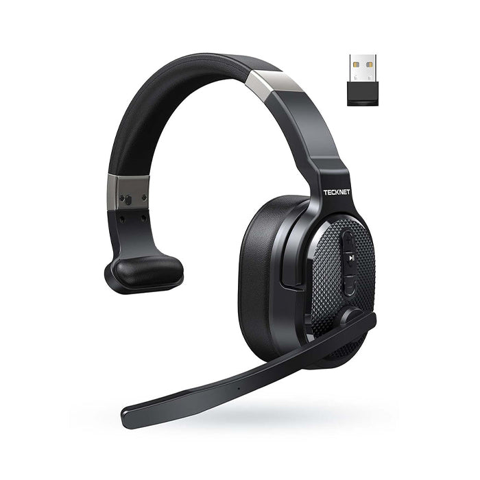 TECKNET Bluetooth Headset With ENC Dongle