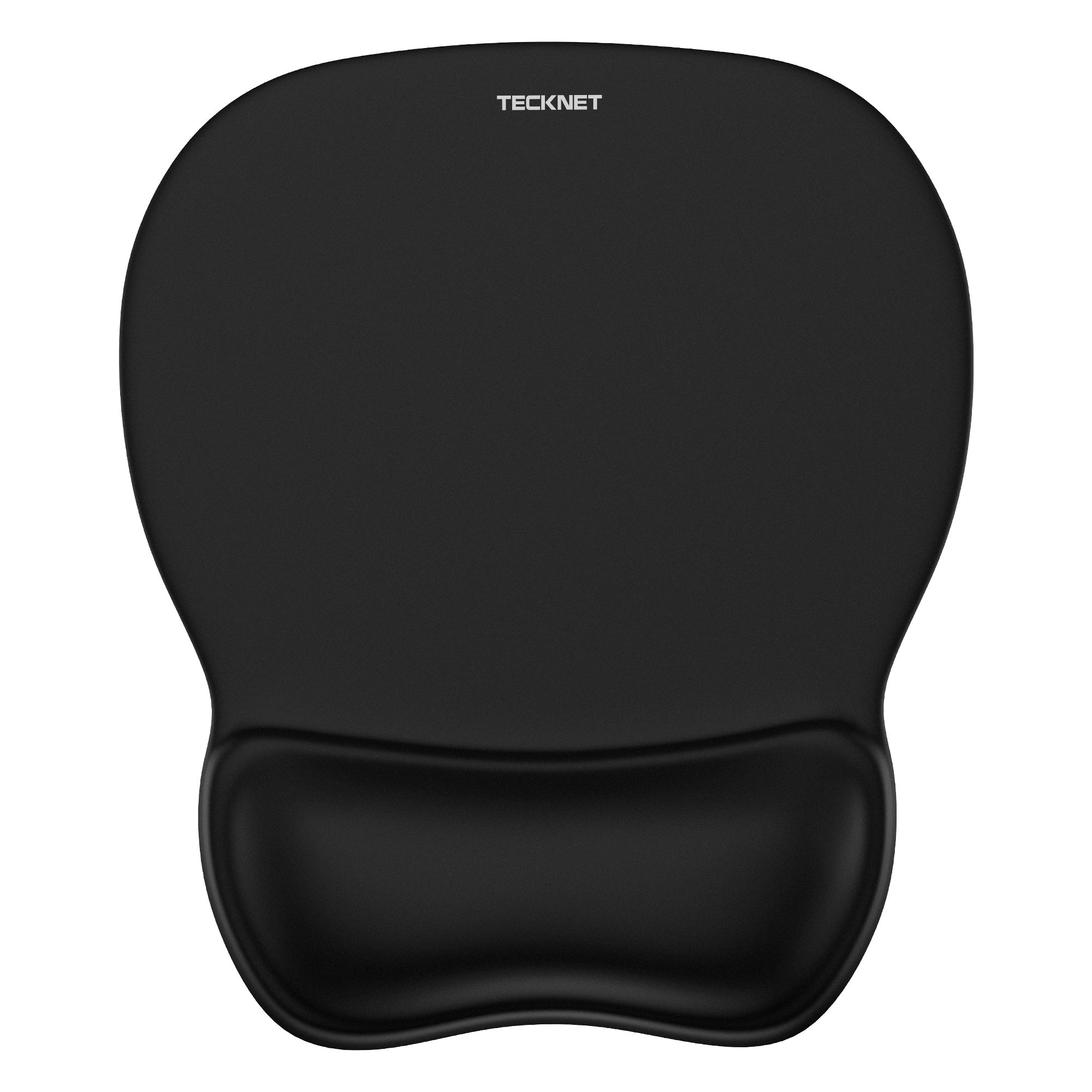 TECKNET Gel Mouse Pad with Wrist Rest, Ergonomic Office Mousepad with Wrist Support, Non-Slip & Smooth Surface, Comfortable Desk Mat for Office Gaming Study-Black