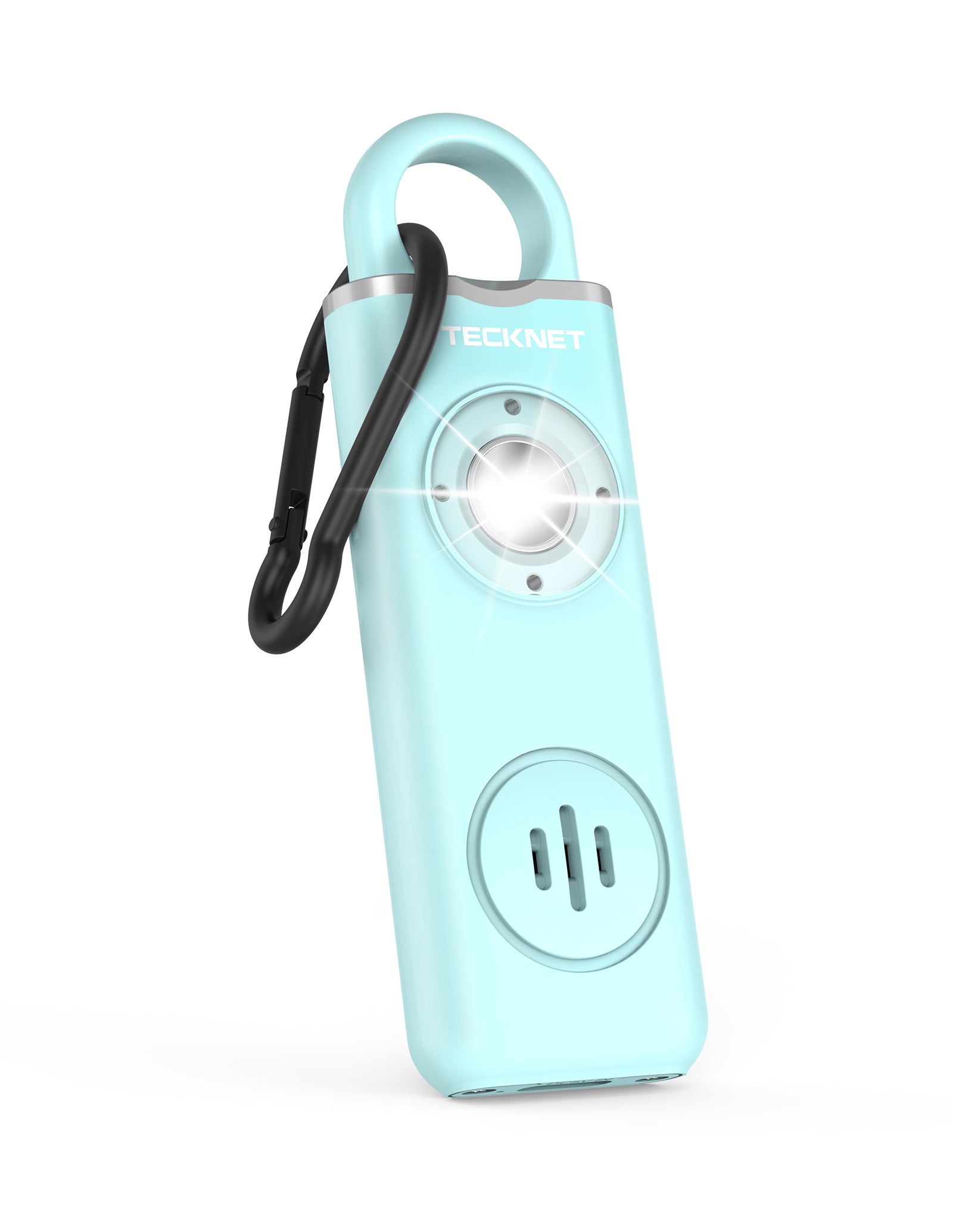 TECKNET BASICS Personal Safety Alarm, 130dB Self Defense Keychain with SOS Strobe Light, Low Battery Notice, Loud Siren for Women Kids Elderly,Blue