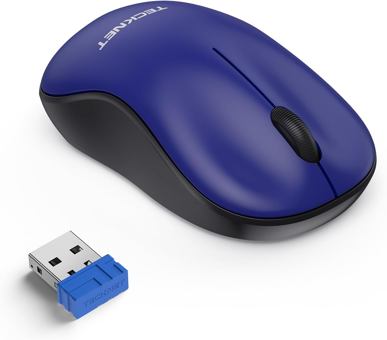 TECKNET Wireless Mouse for Laptop, 2.4G Silent Mouse Quiet Click, Small Portable Computer Mouse, 5 DPI Levels, Cordless Mice for PC, Chromebook, Mac