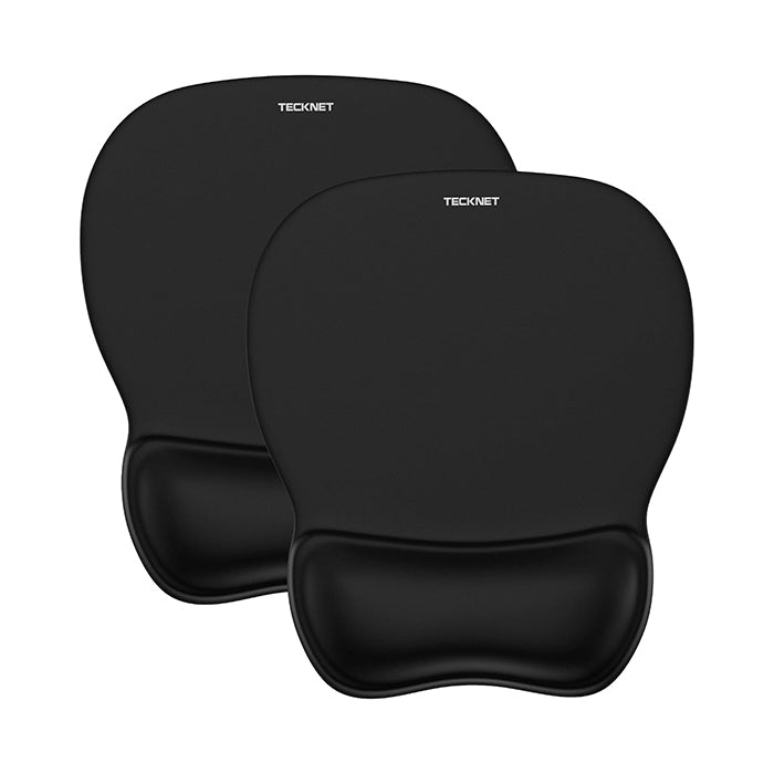 TECKNET 2 Pack Gel Mouse Pad with Wrist Rest