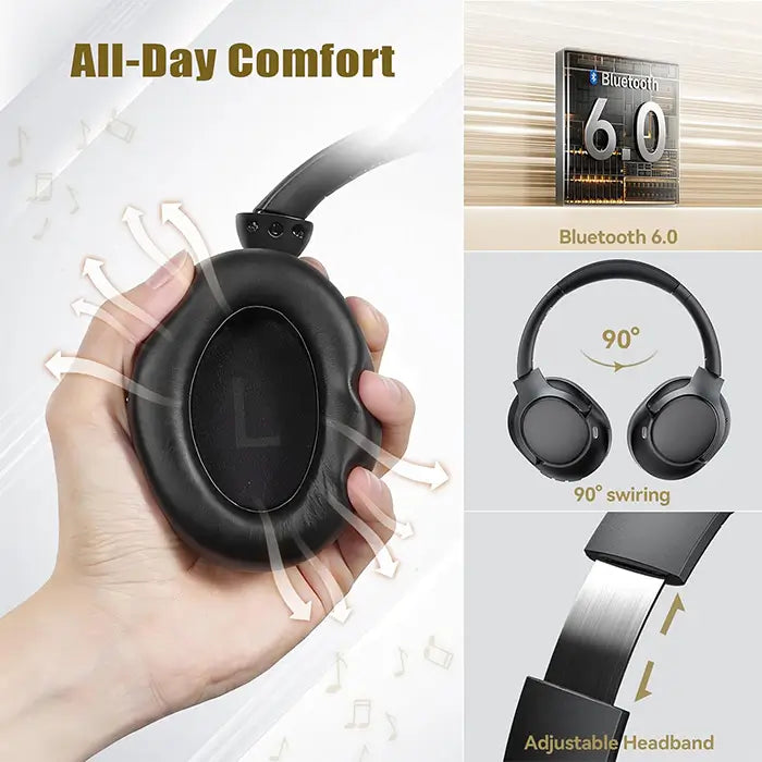 TECKNET Hybrid Active Noise Cancelling Headphones