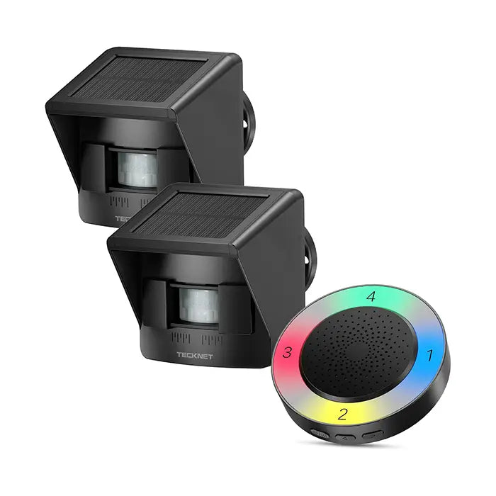 TECKNET Wireless Solar Driveway Alarm