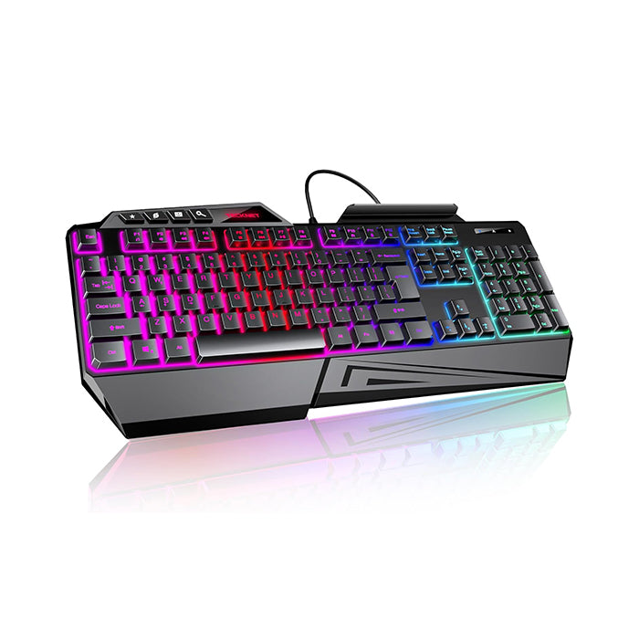 TECKNET Wired RGB Gaming Keyboard - 26-Key Anti-Ghosting