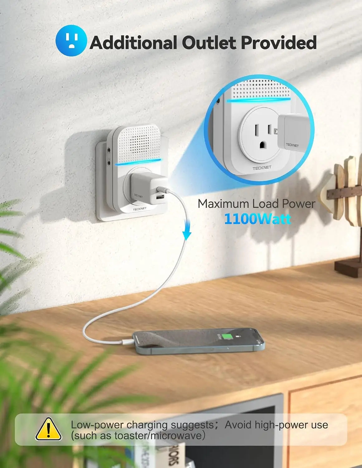TECKNET Self-Powered Wireless Doorbell