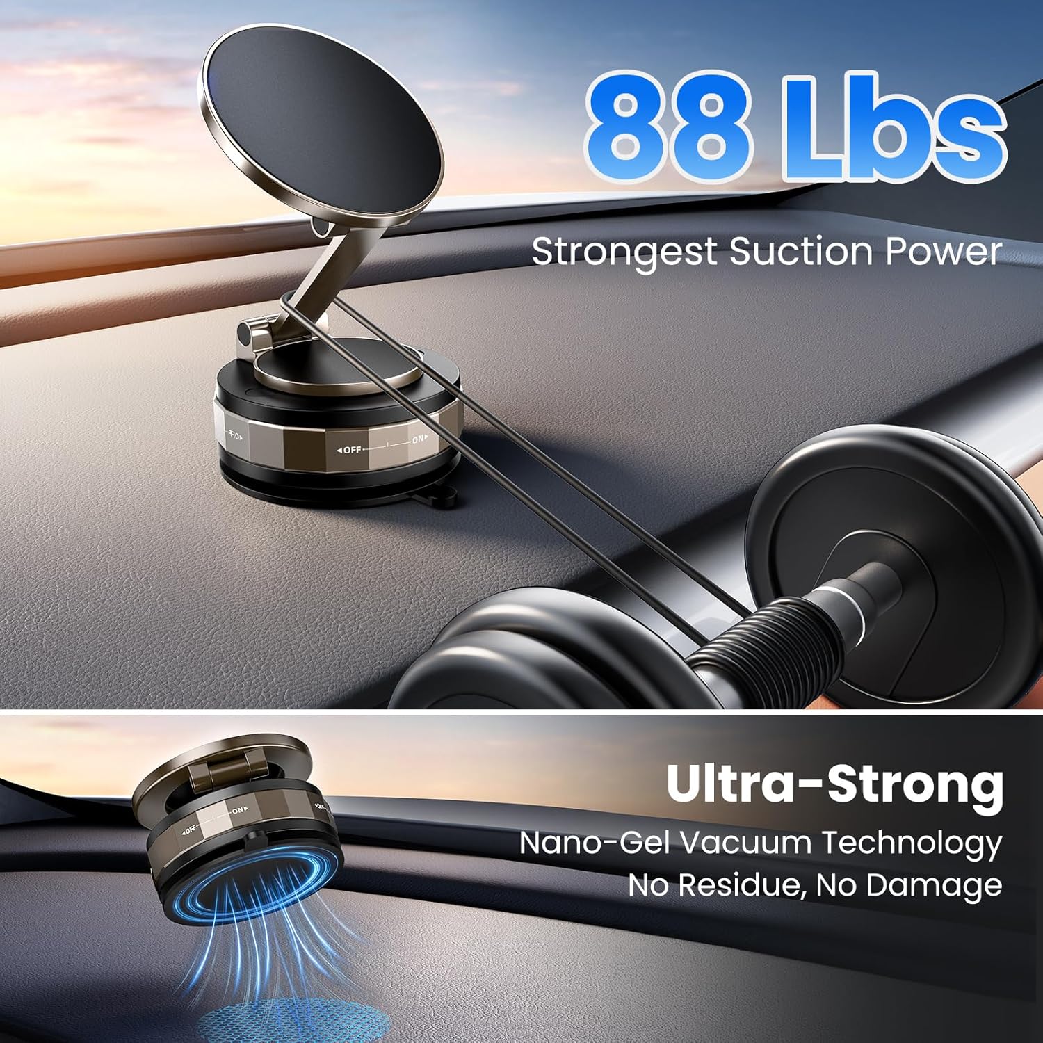 TECKNET Vacuum Magnetic Phone Holder