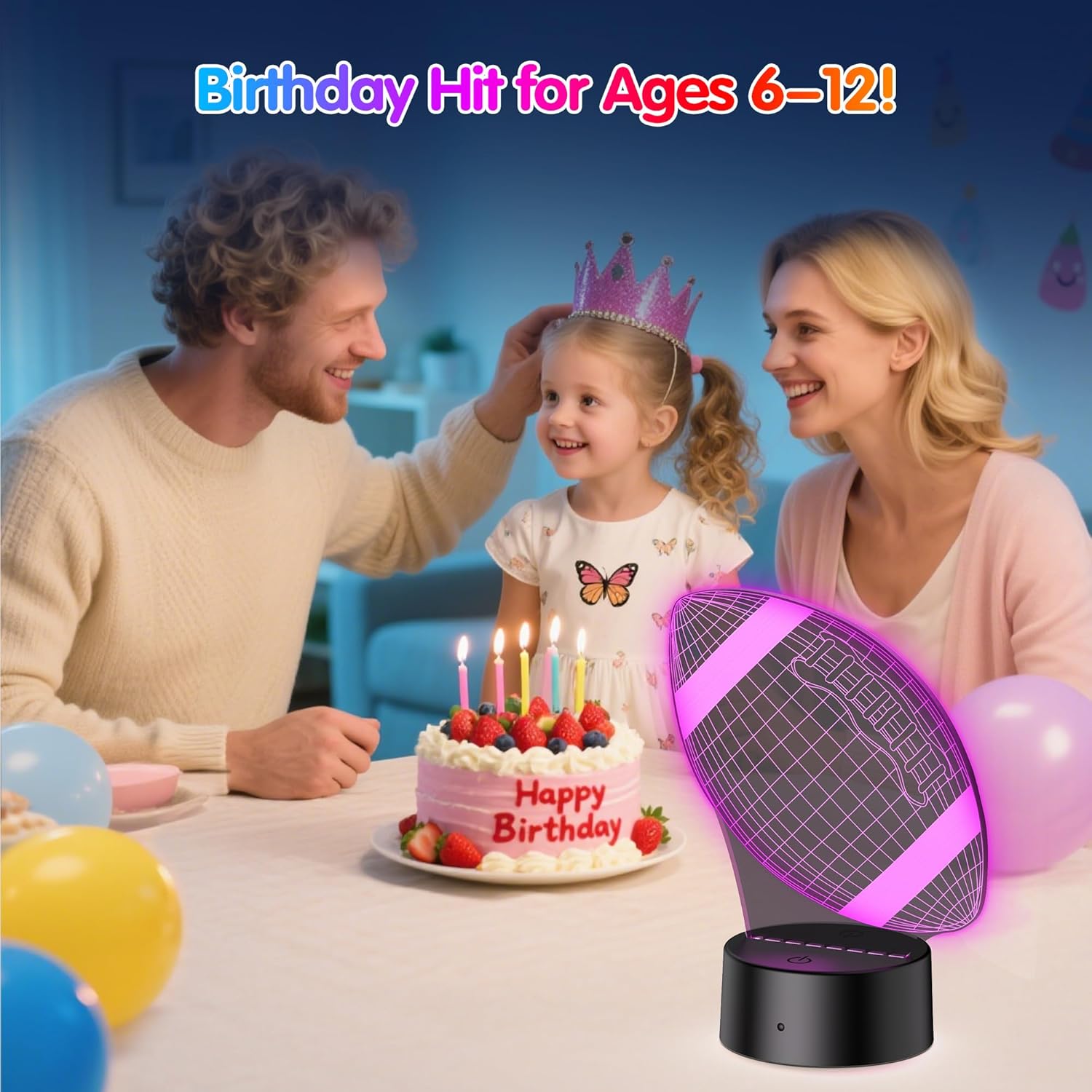 TECKNET 3D Football Night Light