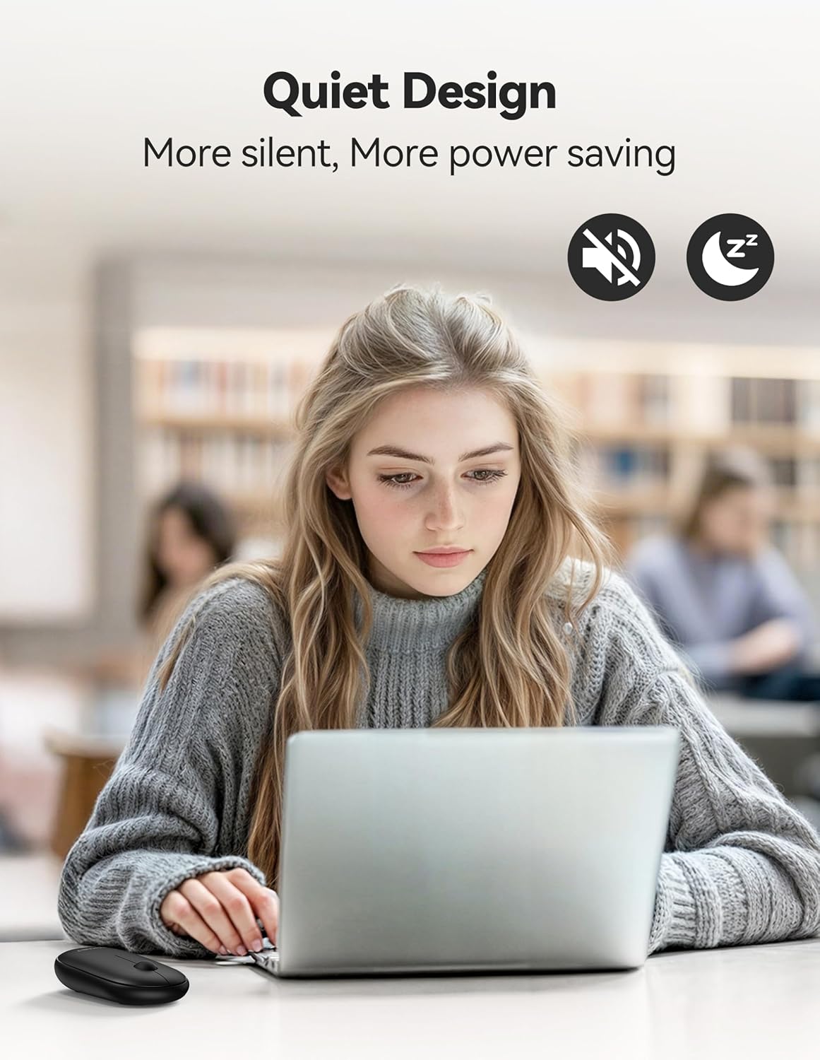 TECKNET Bluetooth & 2.4G USB-A Mouse