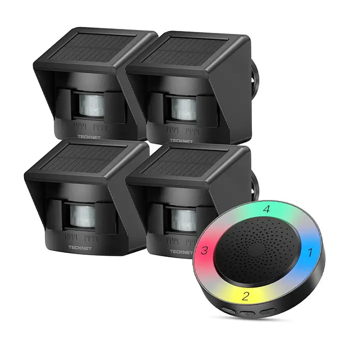TECKNET Wireless Solar Driveway Alarm
