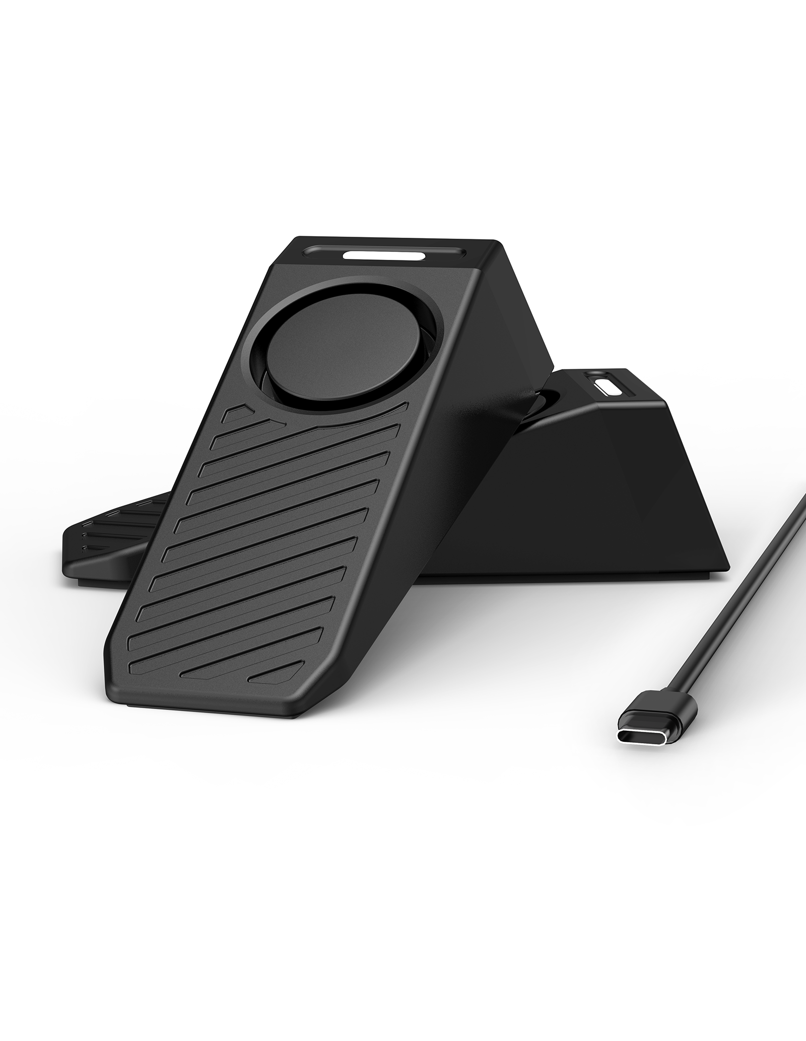 TECKNET Door Stop Alarm, Door Stopper with 130dB Security Alarm, Rechargeable Door Wedge Stop Siren with Non-Slip Silicone Base Suitable for Door Bottom, Portable Anti-Theft for Home/Hotel/Apartment Visit the TECKNET Store