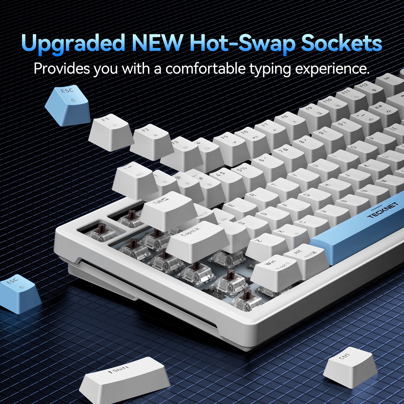 TECKNET EGK-01001 Wireless Gaming Keyboard