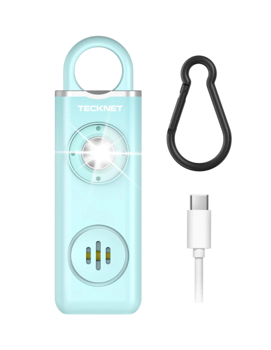 TECKNET Rechargeable Personal Safety Alarm for Women
