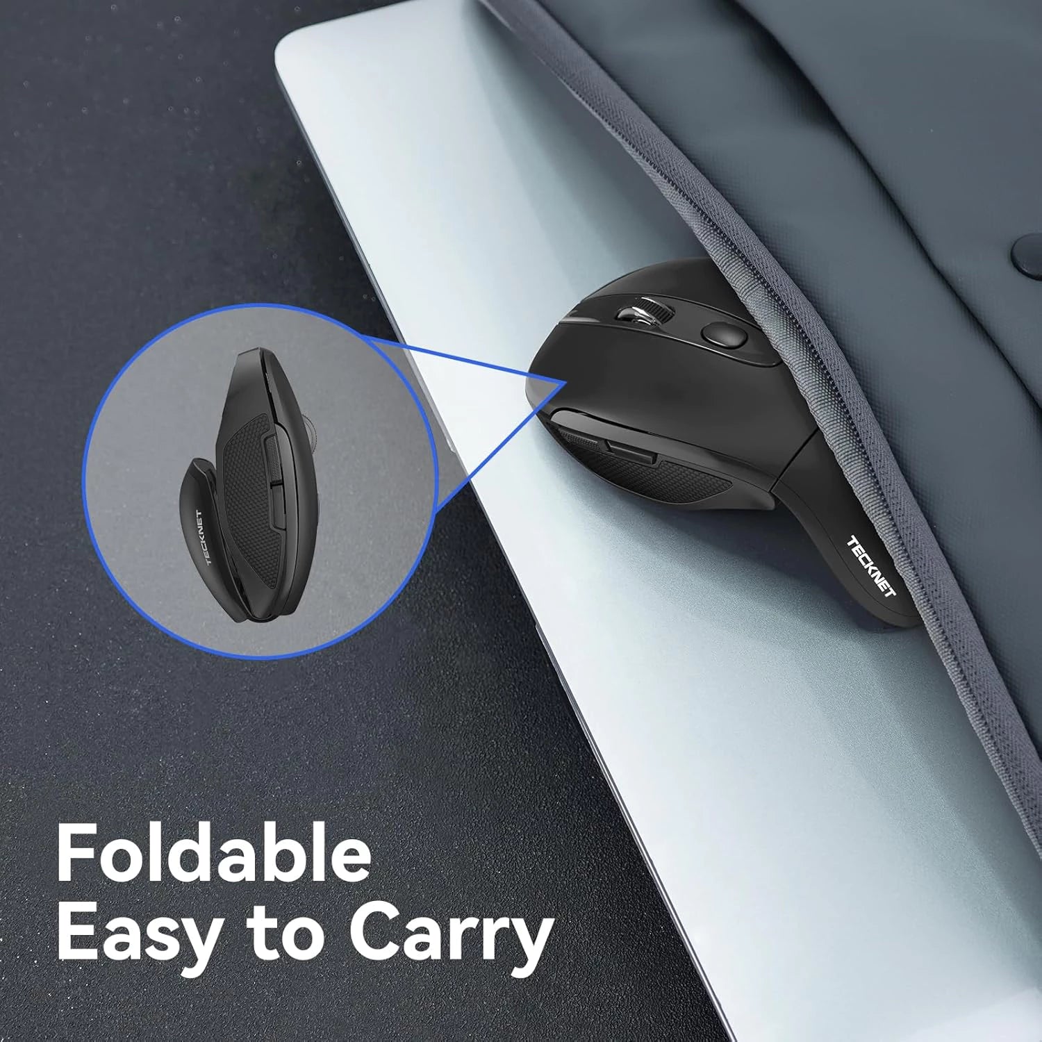 TECKNET GO Folding Wireless Mouse EWM773