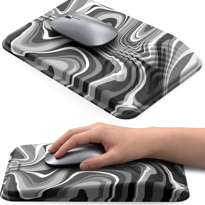 TECKNET Ergonomic Memory Foam Mouse Pad with Wrist Rest MGM01143