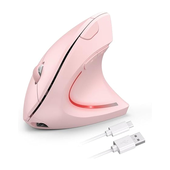 TECKNET Ergonomic Mouse, Wireless Vertical Mouse, 5 Adjustable DPI Levels