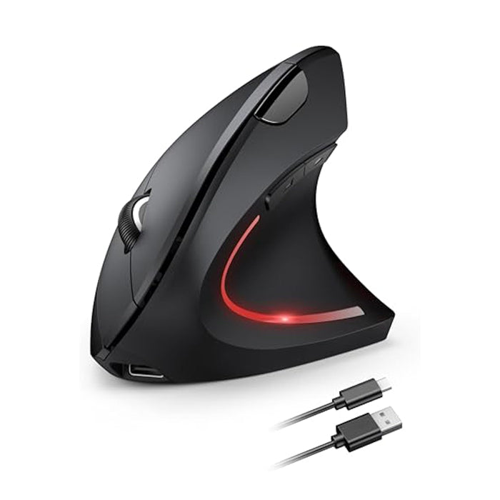 TECKNET Ergonomic Mouse, Wireless Vertical Mouse, 5 Adjustable DPI Levels