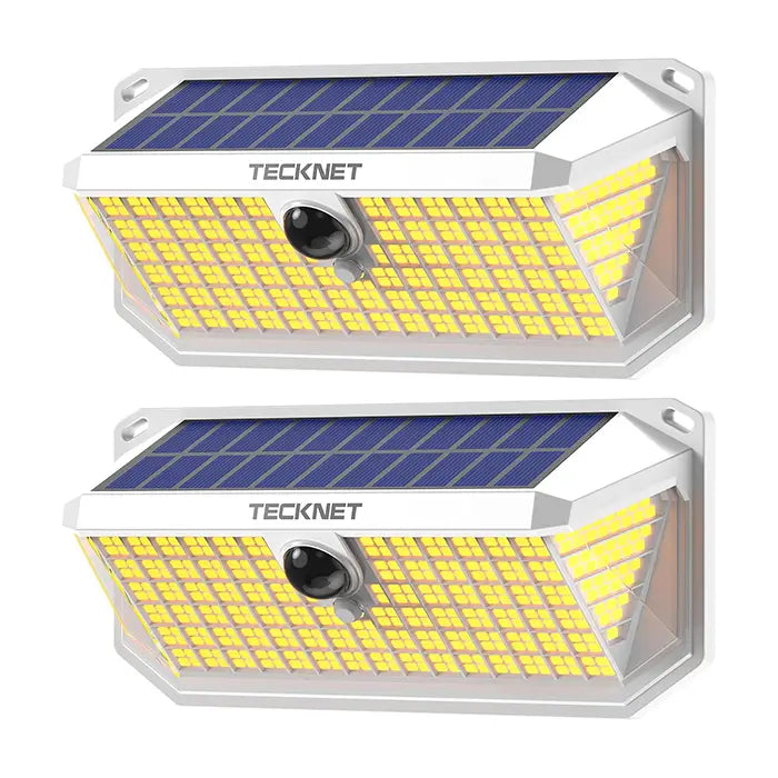 TECKNET 416 LED Solar Lights Outdoor Motion Sensor Waterproof 4200lm