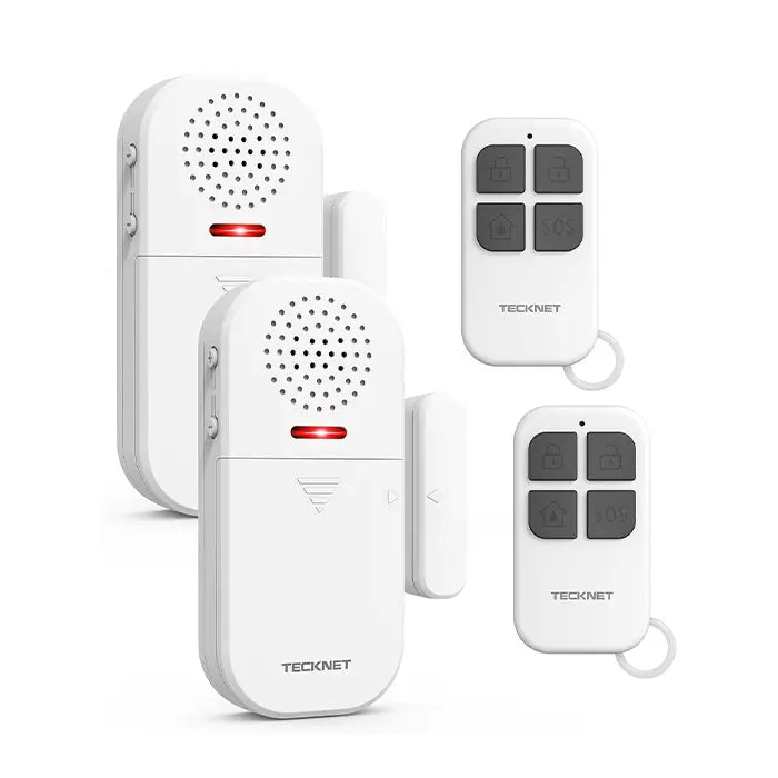 TECKNET Door/Window Alarm Sensor with Remote - Guardian for Home