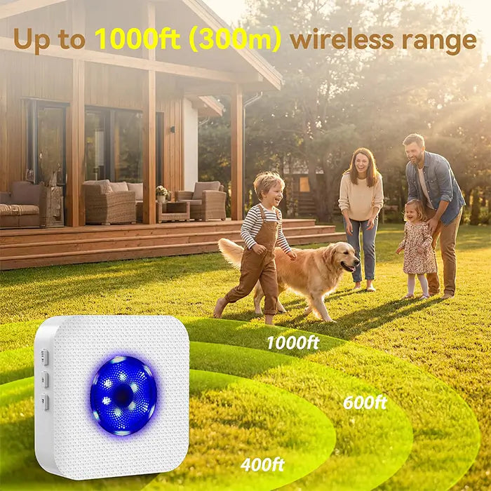 TECKNET Dog Door Bell