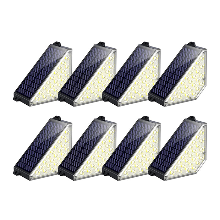 TECKNET Solar Step Lights for Outside, 2 Modes Brightness Adjustable