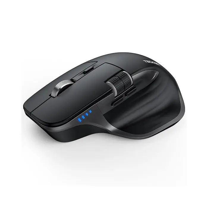 TECKNET Wireless Mouse, Bluetooth Mouse (BT5.0/5.0 & 2.4G) Rechargeable 4800 DPI Ergonomic Optical Mouse with 6 Adjustable