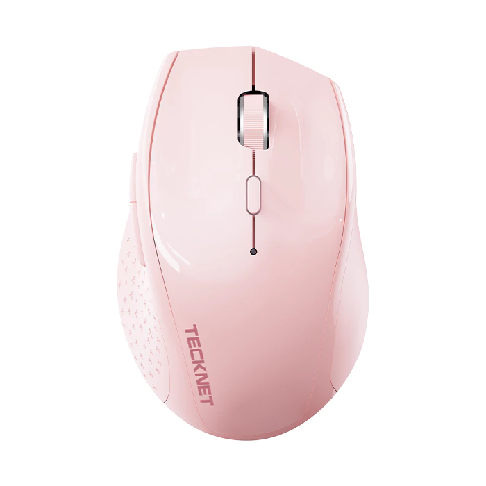 TECKNET Classic Jiggler Mouse, Silent, Rechargeable MS002