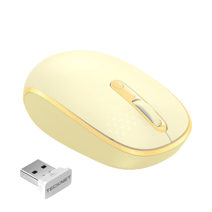 TECKNET Classic 2.4G Wireless Silent Ergonomic Mouse MS006