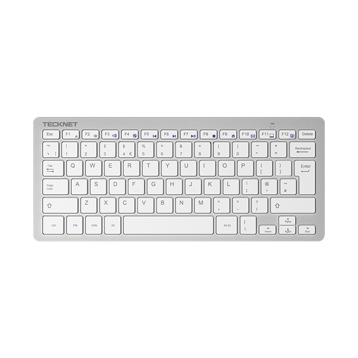 TECKNET 2.4G Slim Silent Wireless Keyboard