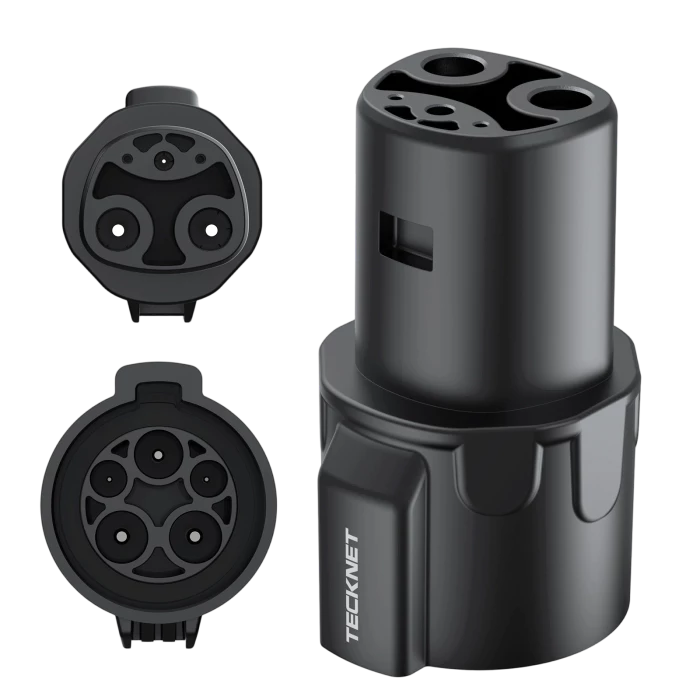 TECKNET J1772 to Tesla Charger Adapter, Max 80A 240V AC Fast Charging IP089