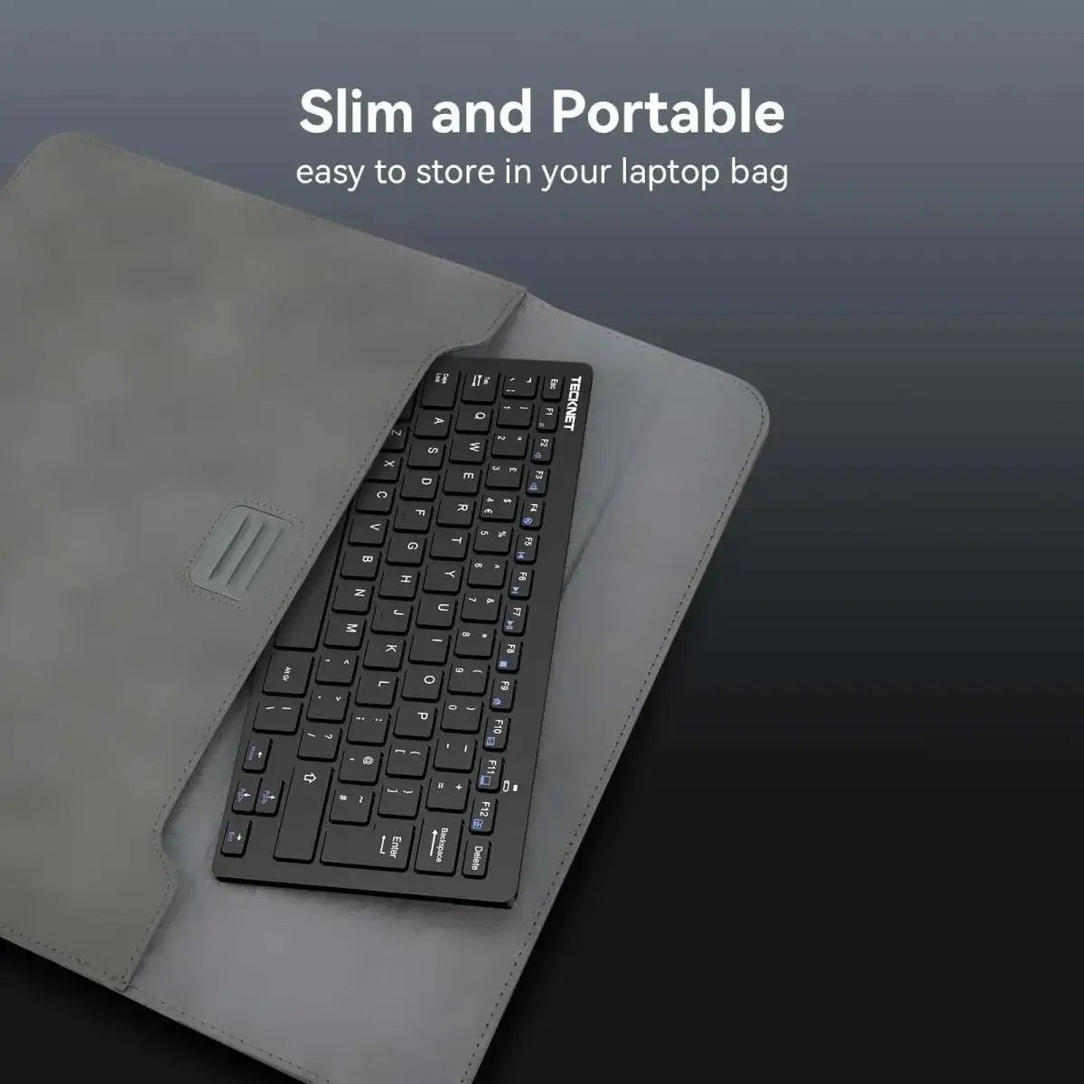 TECKNETTECKNET 2.4G Slim Silent Wireless Keyboard
