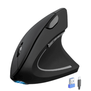 TECKNETTECKNET Ergonomic Mouse, Rechargeable 2.4G+Bluetooth Vertical Mice 6 DPI Adjustable