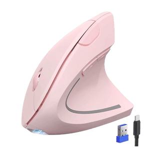 TECKNETTECKNET Ergonomic Mouse, Rechargeable 2.4G+Bluetooth Vertical Mice 6 DPI Adjustable