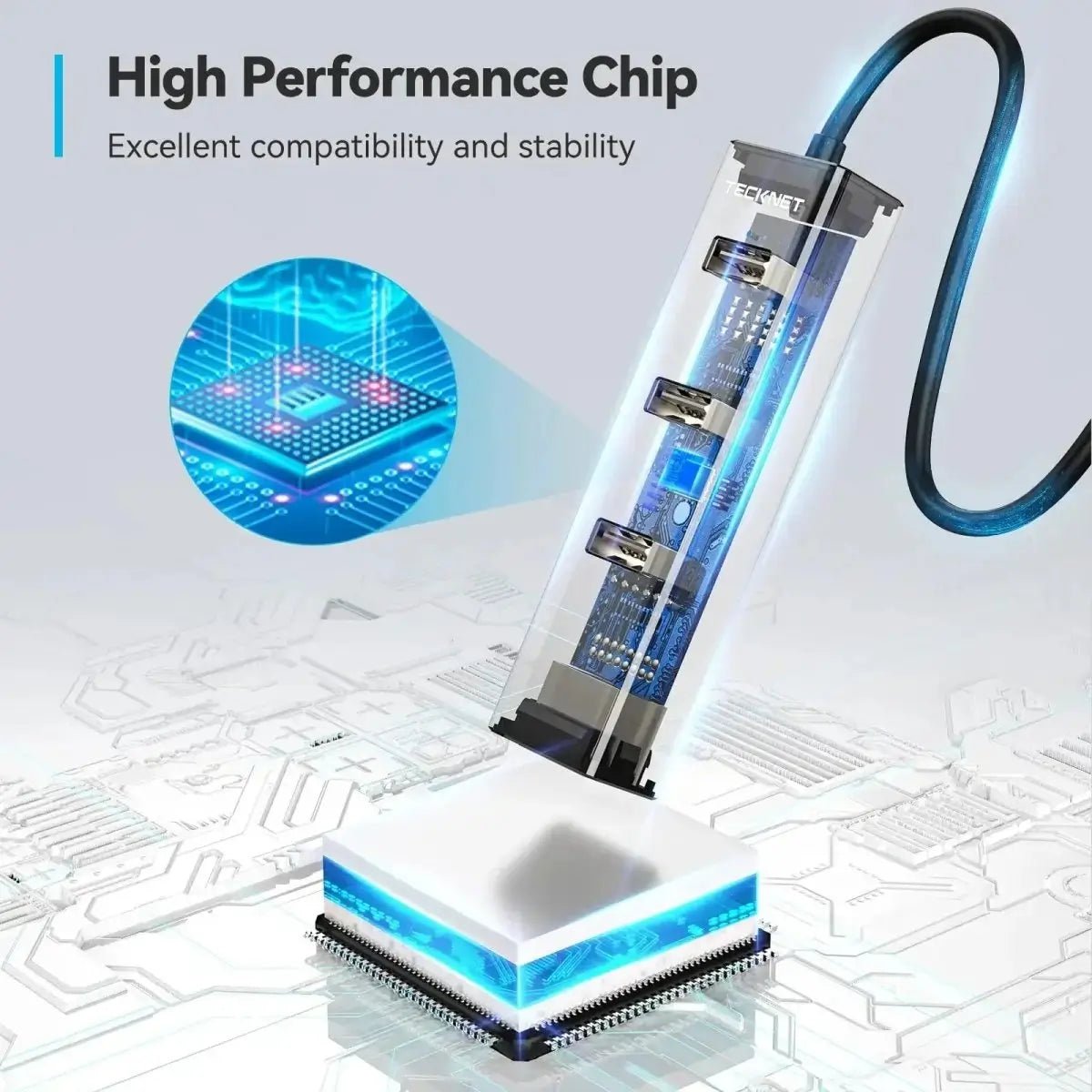 TECKNETTECKNET USB To RJ45 Gigabit Ethernet Adapter