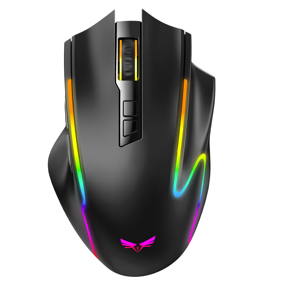 TECKNET Wireless Gaming Mouse,2.4GHz/USB-C, 1000Hz,7 Custom Buttons 13 RGB