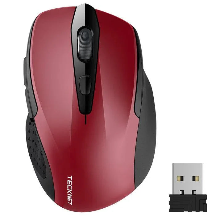 TECKNET Pro 2.4G Ergonomic Wireless Optical Mouse,2600 DPI - TECKNET
