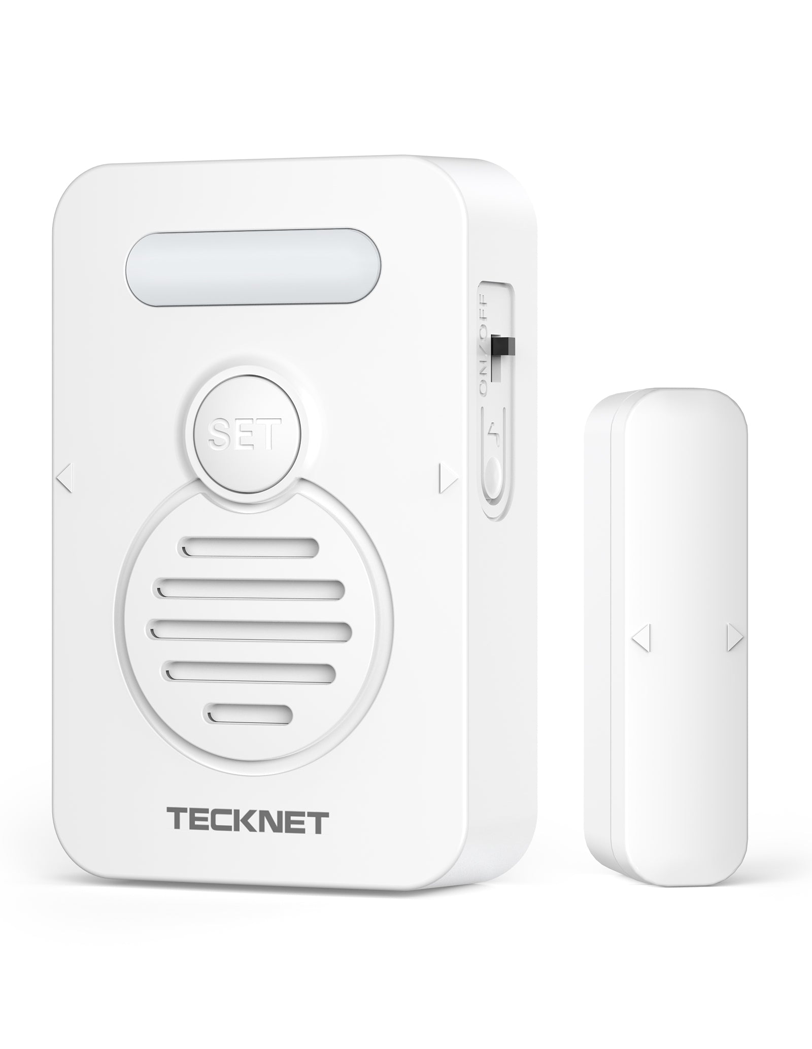 TECKNET Door Alarms for Kids Safety, Door Alarms When Opened, Window Alarm with Smart Voice Alert, 4-Level Adjustable Volume, Refrigerator Sensor Pool Alarm for Home Security、Fridge、Garage and Window