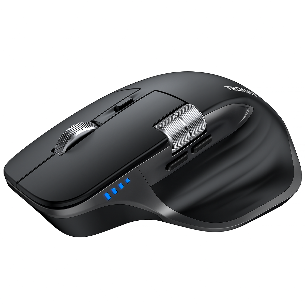 Wireless Mouse, Bluetooth Mouse (BT5.3/5.0 & 2.4G) Rechargeable Ergono