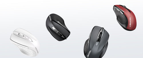TECKNET Classic Wireless Rechargeable Silent Mouse MS009