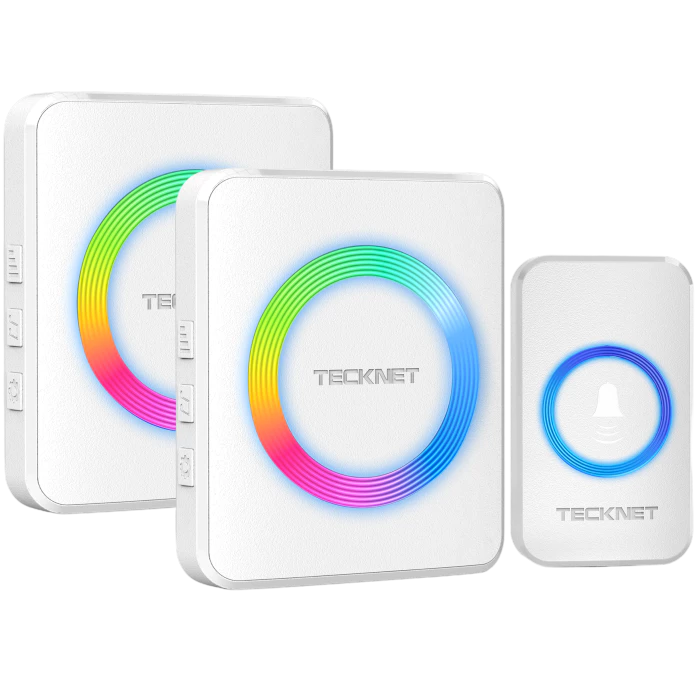 TECKNET Waterproof 1300ft Range Wireless Doorbell Chimes