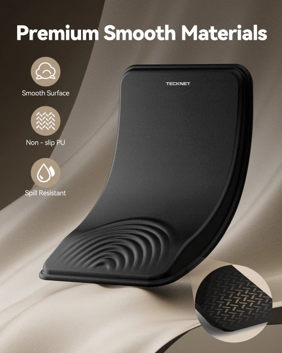 Ergonomic Mouse Pad with Memory Foam Wrist Support for Pain Relief & Comfort