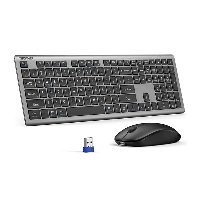 TECKNET Wireless Keyboard and Mouse Combo