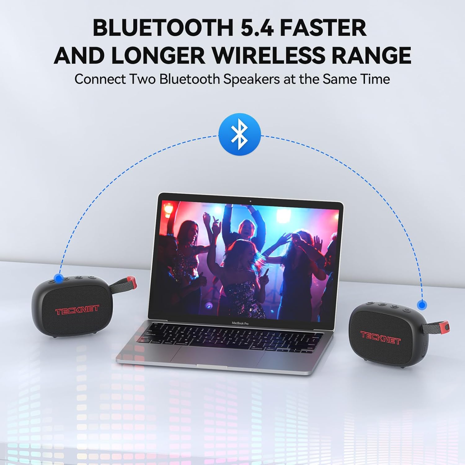 TECKNET Portable Bluetooth Speaker, IP67 Waterproof