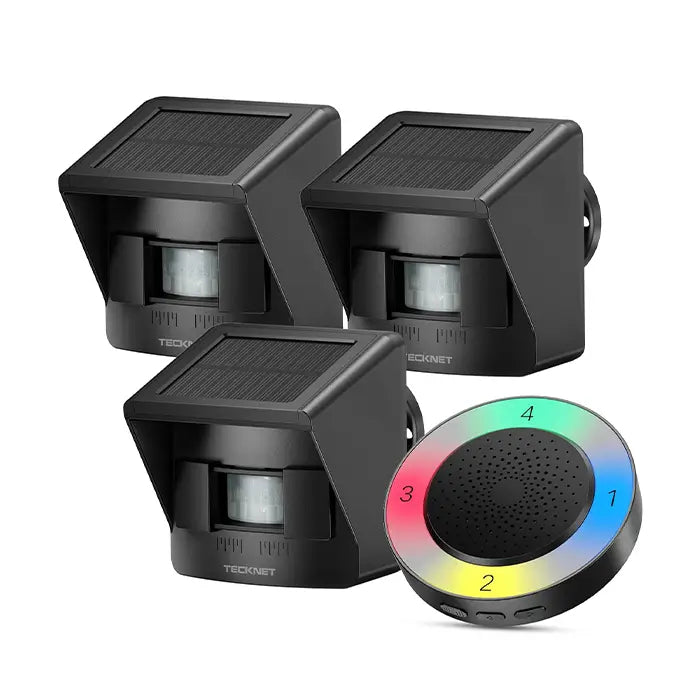 TECKNET Wireless Solar Driveway Alarm