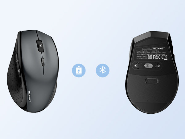 Technet Bluetooth Mouse TECKNET Bluetooth Wireless Mouse 4800 DPI
