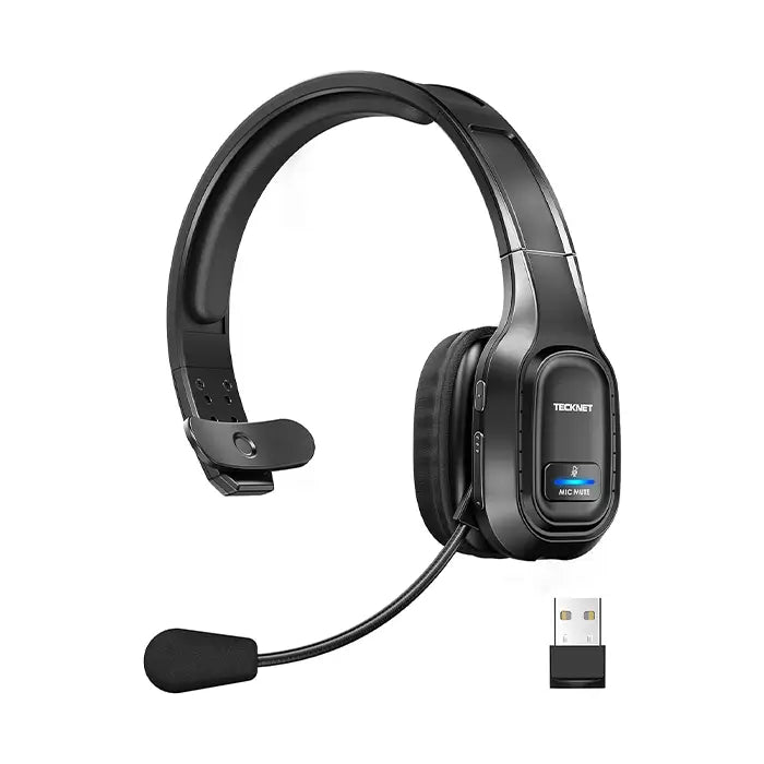 TECKNET Trucker Bluetooth Headset with Microphone