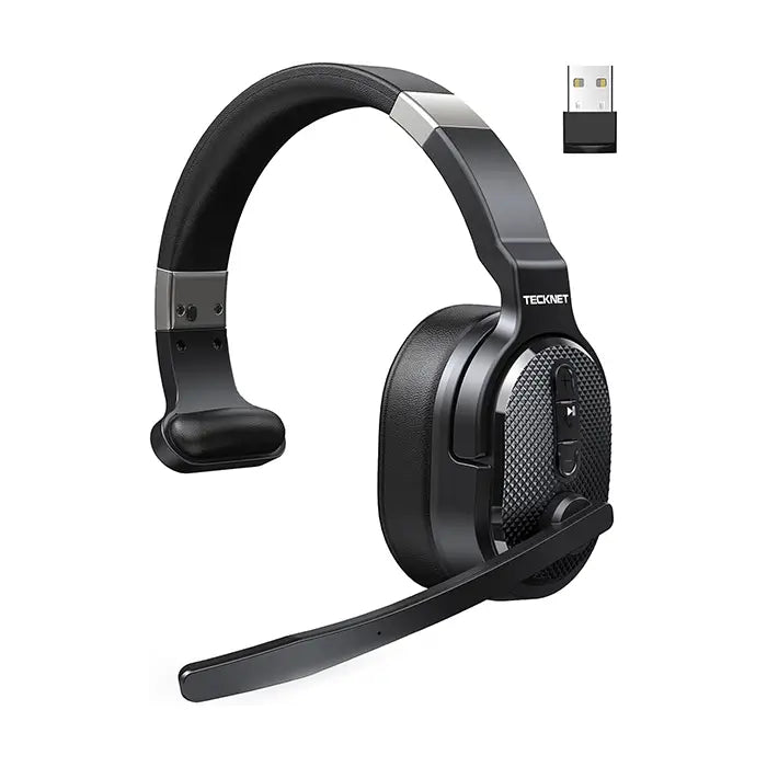 TECKNET Single and Dual Ear Bluetooth Trucker Headset