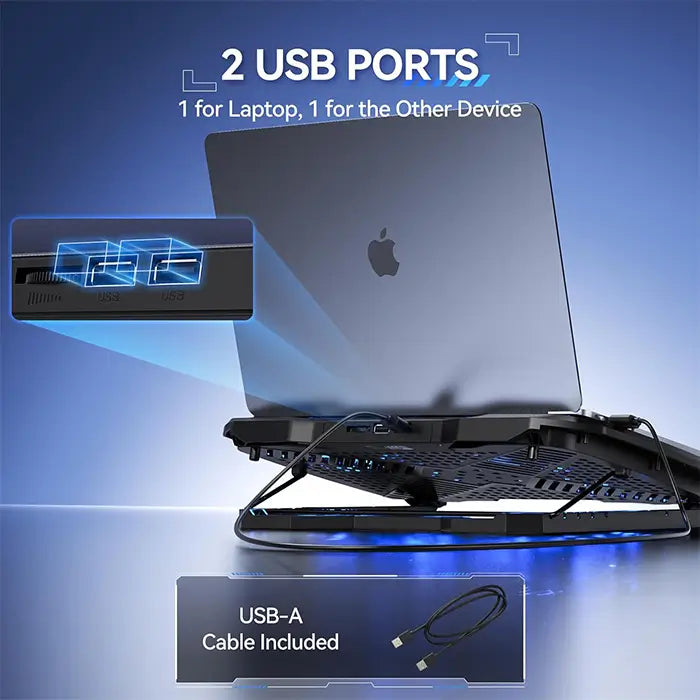 TECKNET Laptop Cooling Pad with Phone Stand
