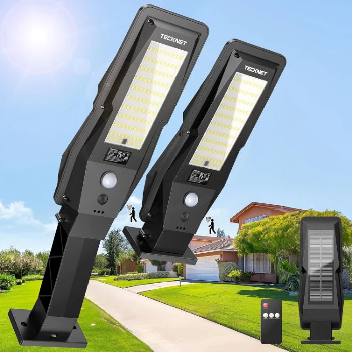 TECKNET Solar Street &amp; Flood Lights with Remote TK-SL010