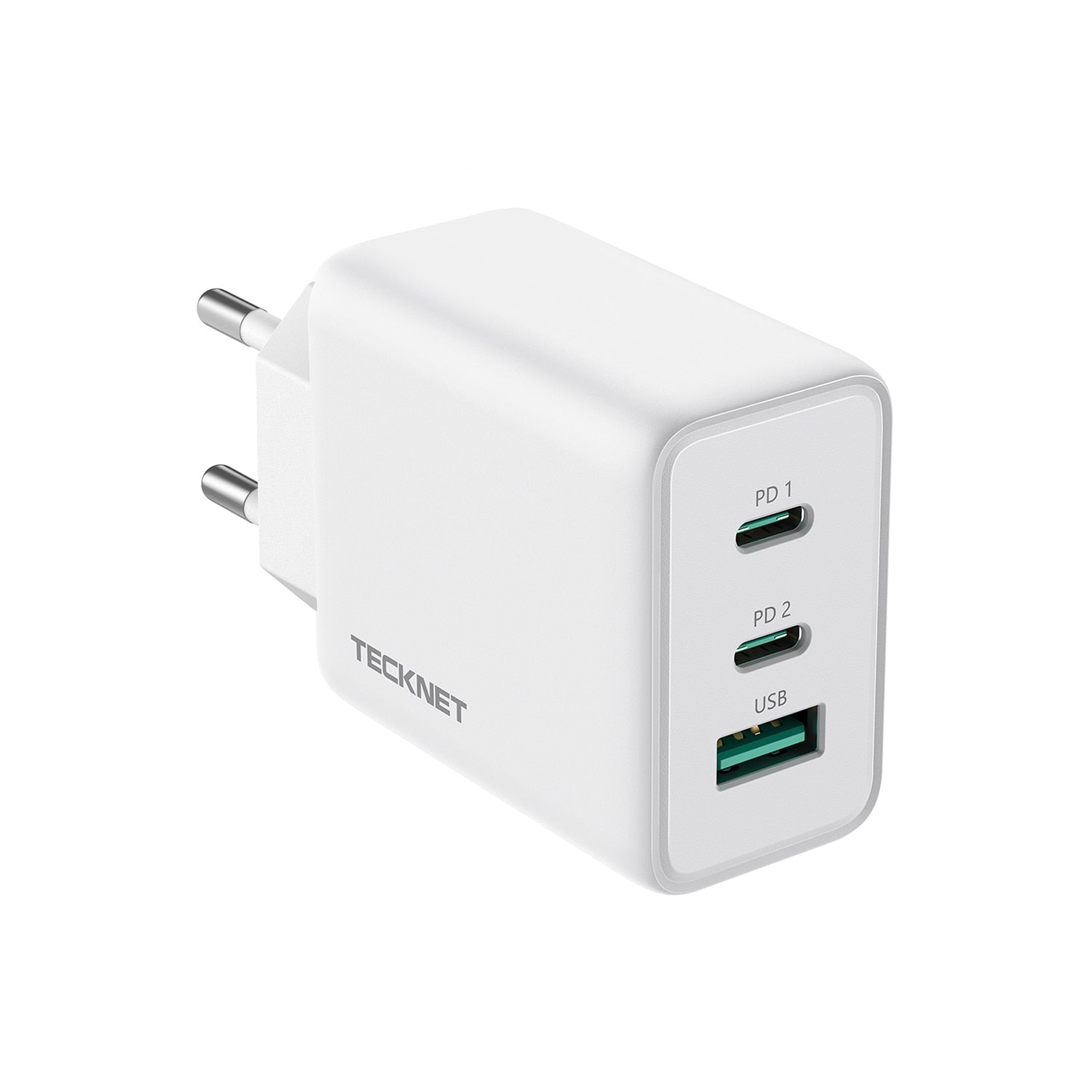 TECKNET 65W 3-Port USB C  GaN Fast Charger