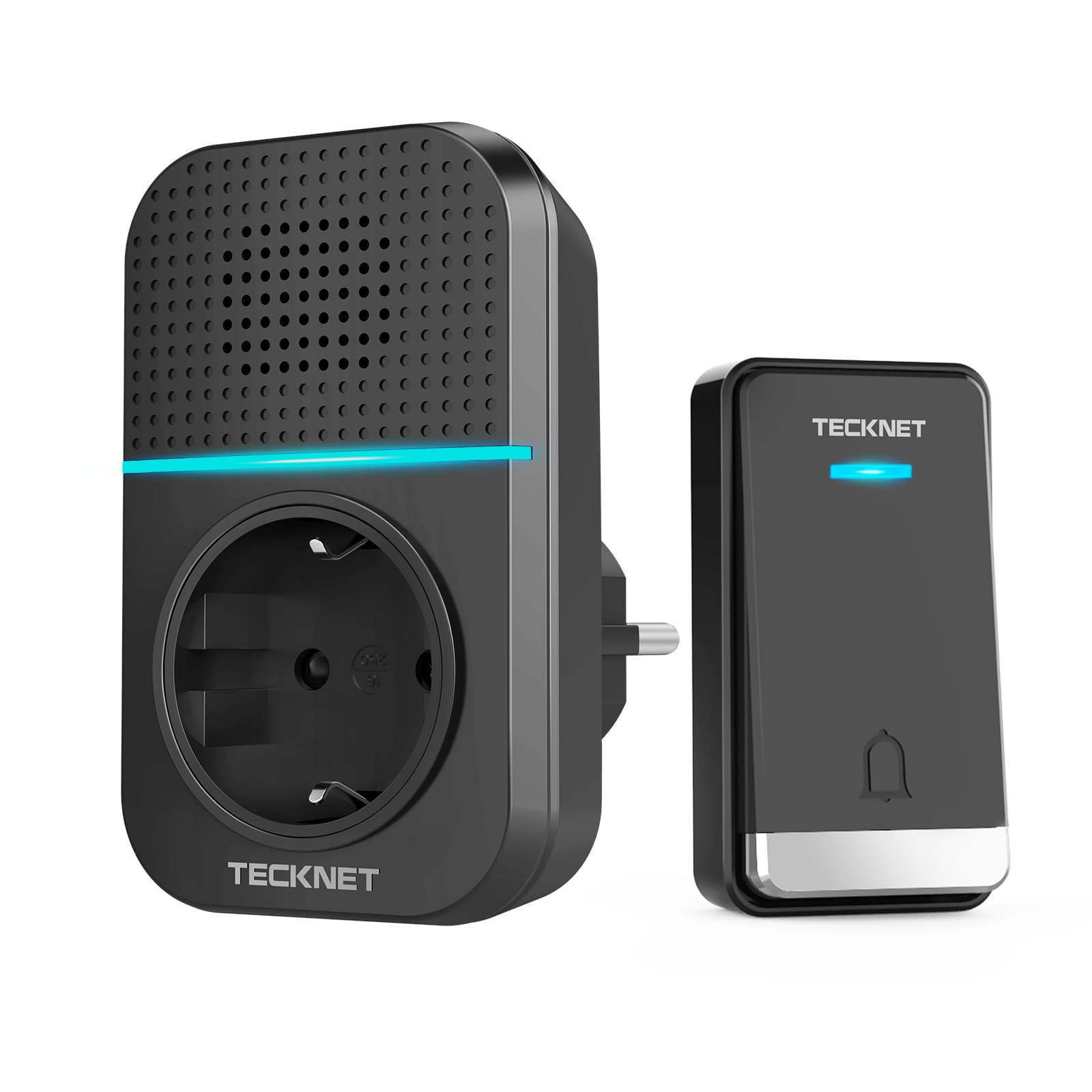 TECKNET Waterproof  No Battery Needed Wireless  Doorbell Chimes